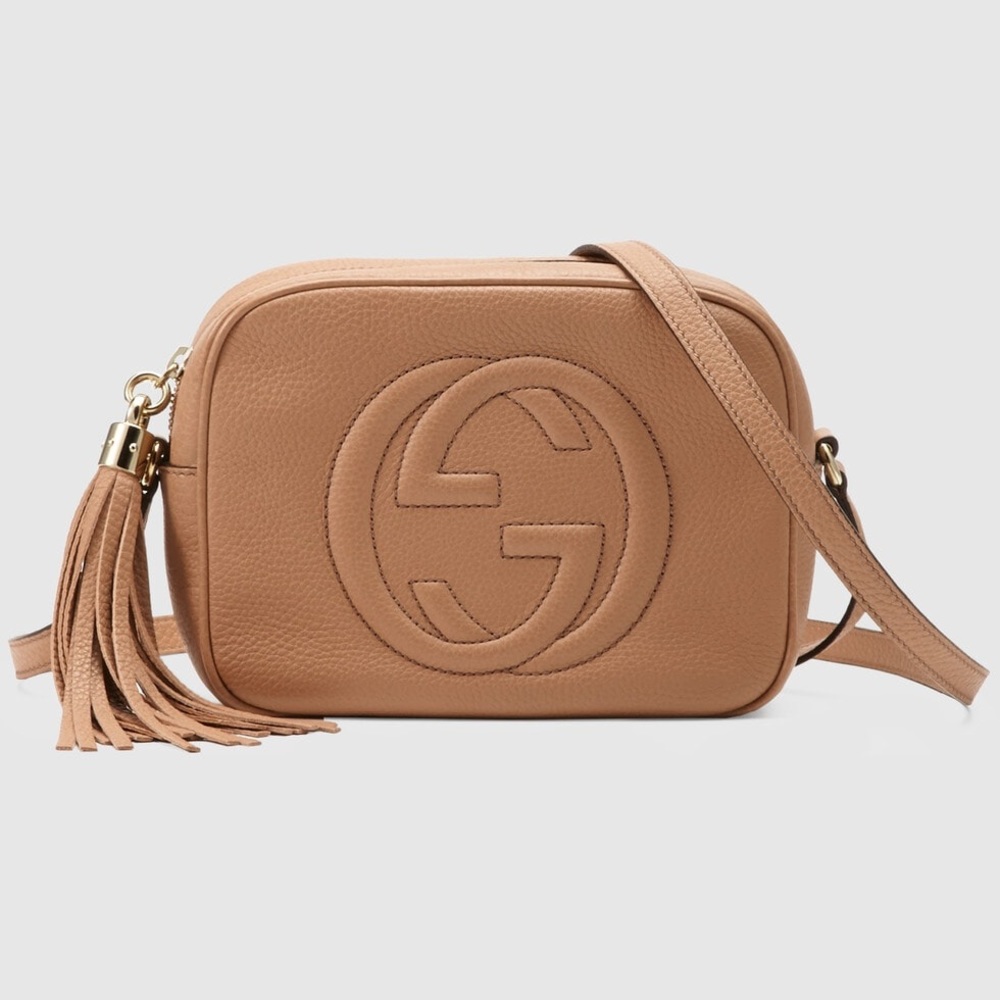 Soho small leather disco bag